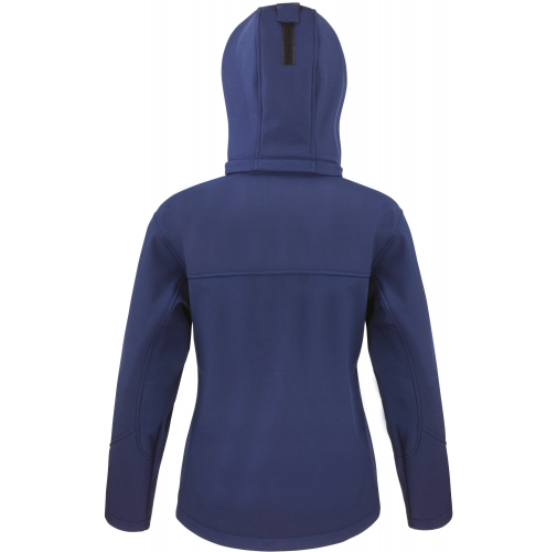 navy / royal Chaqueta Softshell TX Performance capucha mujer