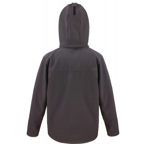 black / grey Chaqueta Softshell TX Performance capucha hombre