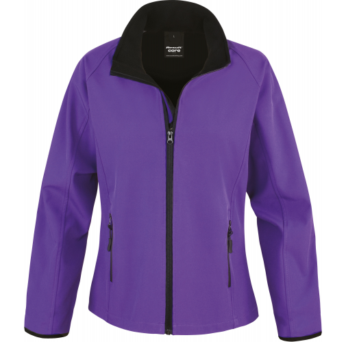 purple / black Chaqueta Softshell Printable mujer