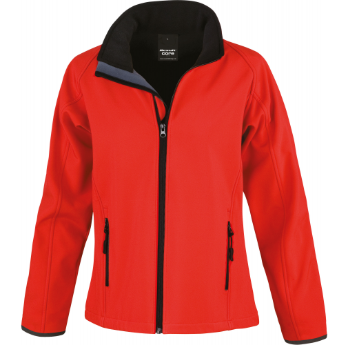 red / black Chaqueta Softshell Printable mujer