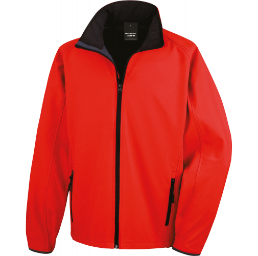 red / black Chaqueta Softshell Printable hombre