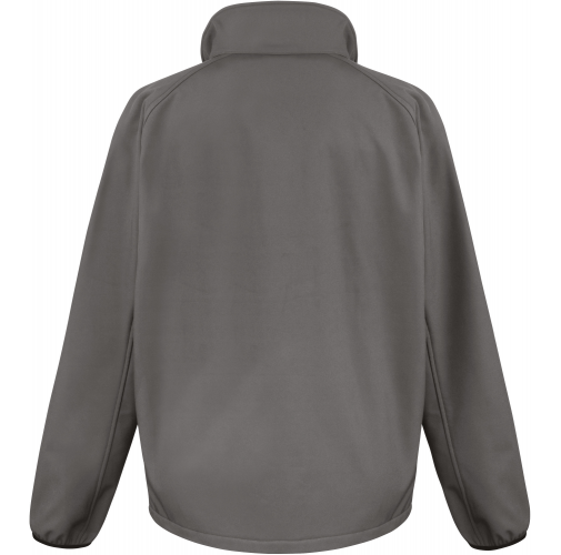 charcoal / black Chaqueta Softshell Printable hombre