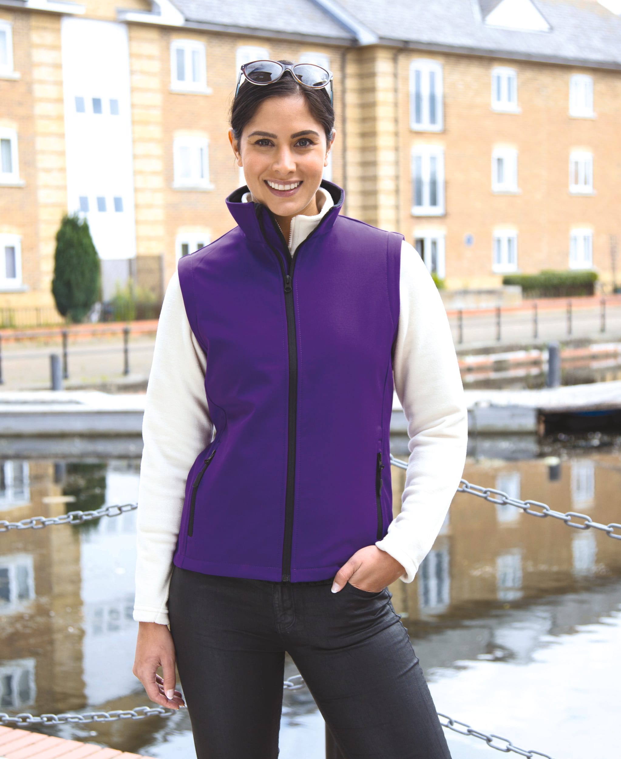 Chaleco Softshell Printable mujer