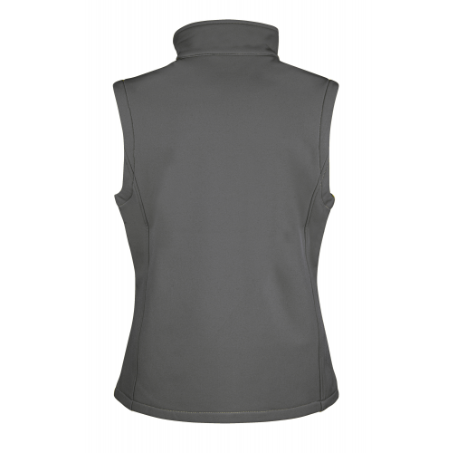charcoal / black Chaleco Softshell Printable mujer