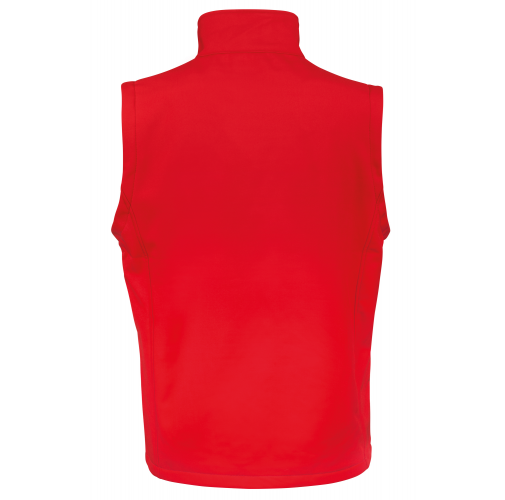 red / black Chaleco Softshell Printable hombre