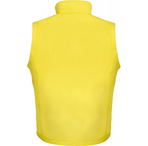 yellow / black Chaleco Softshell Printable hombre