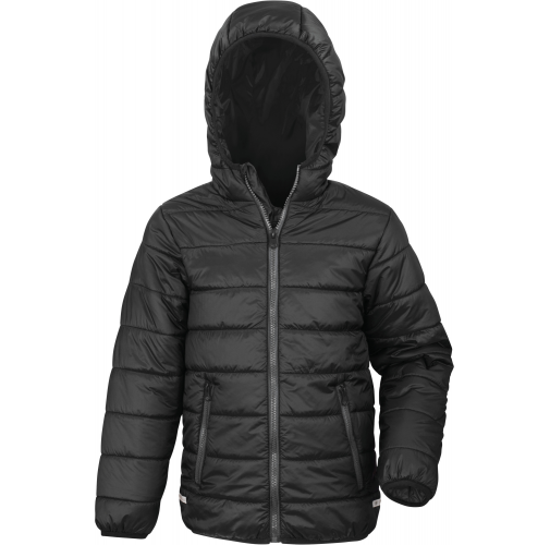 black Chaqueta acolchada niños