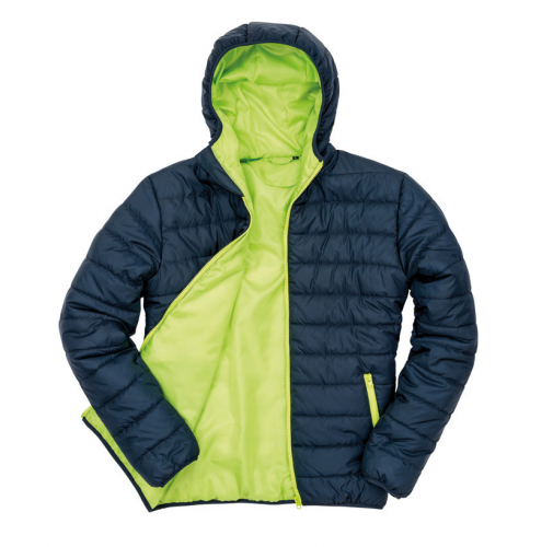 navy / lime Chaqueta acolchada