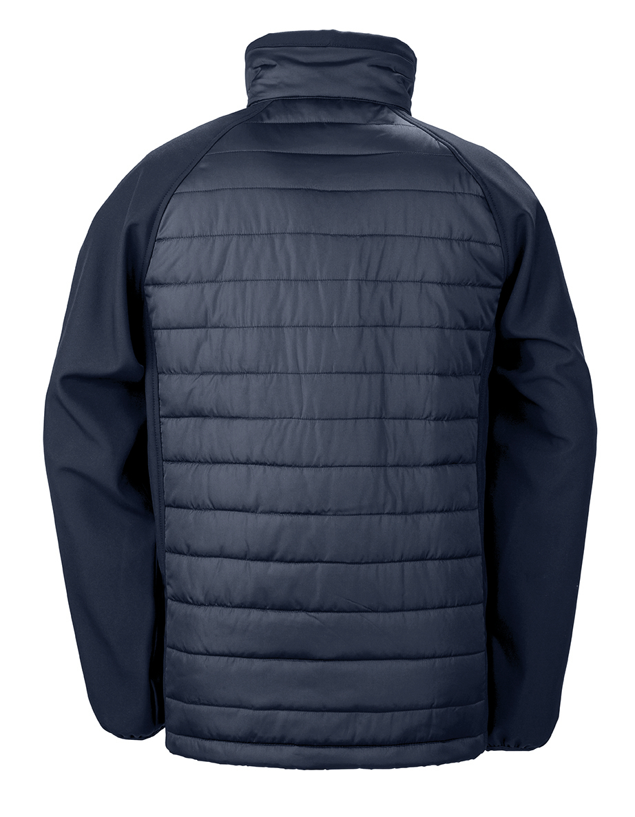 Chaqueta Softshell Black Compass acolchada reciclada