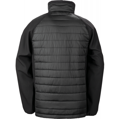 Chaqueta Softshell Black Compass acolchada reciclada
