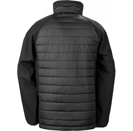 black / grey Chaqueta Softshell Black Compass acolchada reciclada