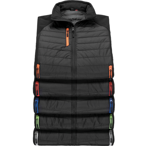 Chaqueta Softshell Black Compass acolchada reciclada