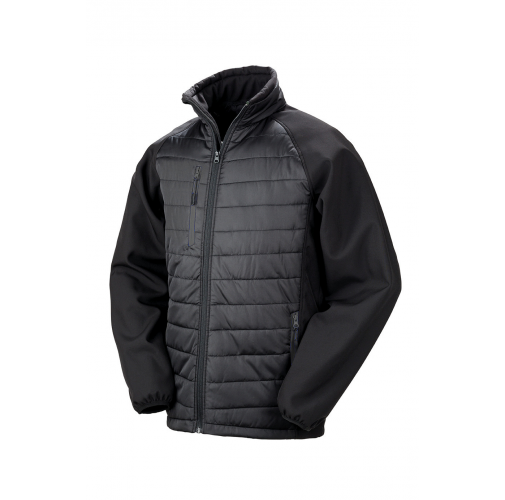 black/black Chaqueta Softshell Black Compass acolchada reciclada