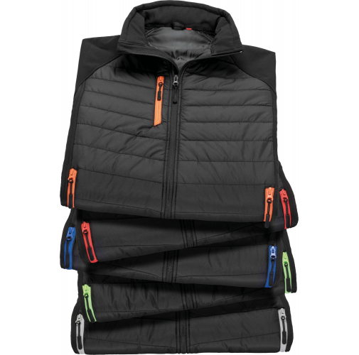 Chaleco Softshell Black Compass acolchado reciclado