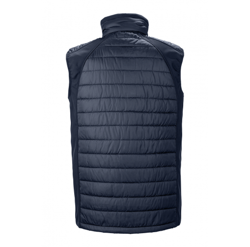 navy / grey Chaleco Softshell Black Compass acolchado reciclado