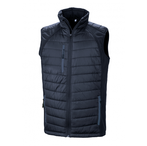 navy / navy Chaleco Softshell Black Compass acolchado reciclado