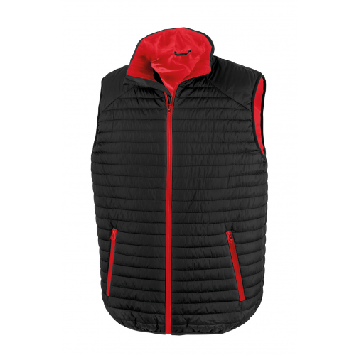 black / red Chaleco Thermoquilt