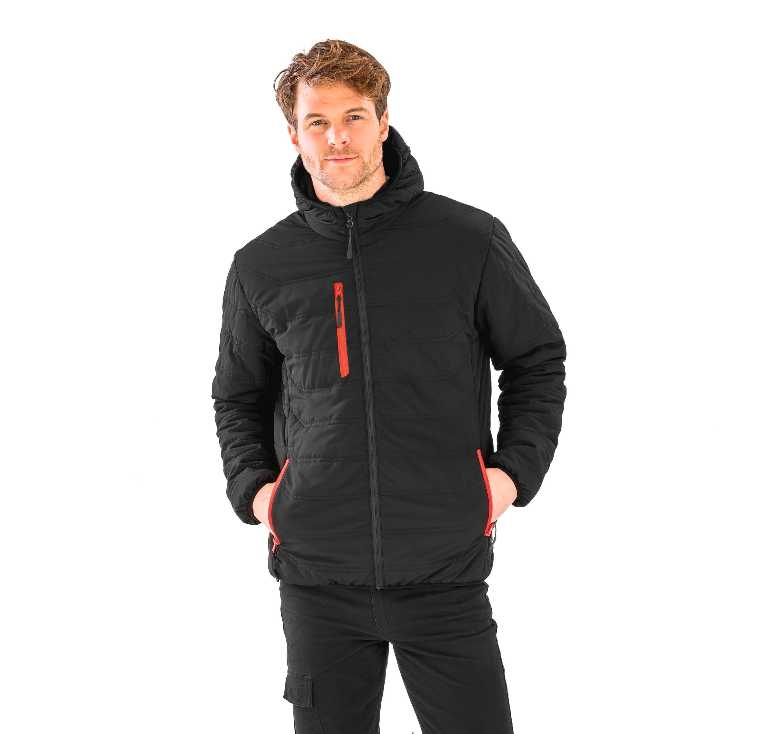 CHAQUETA ACOLCHADA BLACK COMPASS RECICLADA