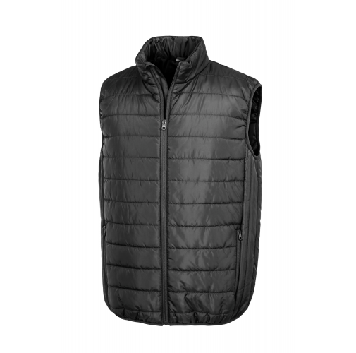 black Chaleco acolchado Core