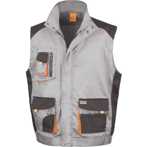 grey / black / orange Chaleco multibolsillos Lite