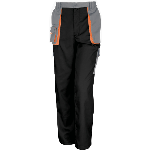 black / grey / orange Pantalón Lite
