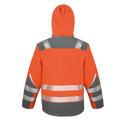 fluorescent orange Abrigo softshell dinámico