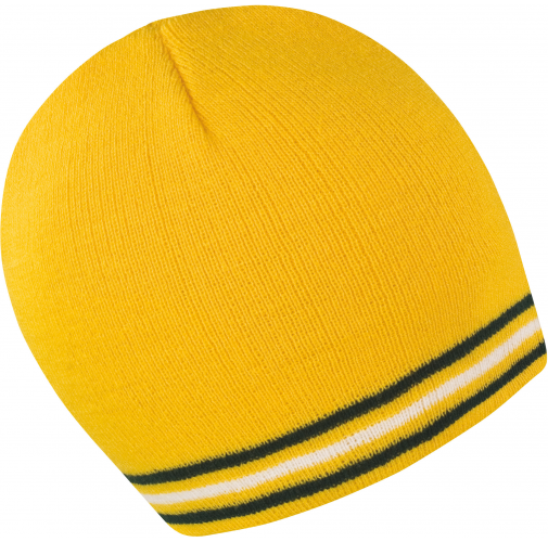 gold / green / white Gorro