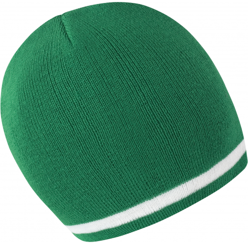 emerald / white Gorro