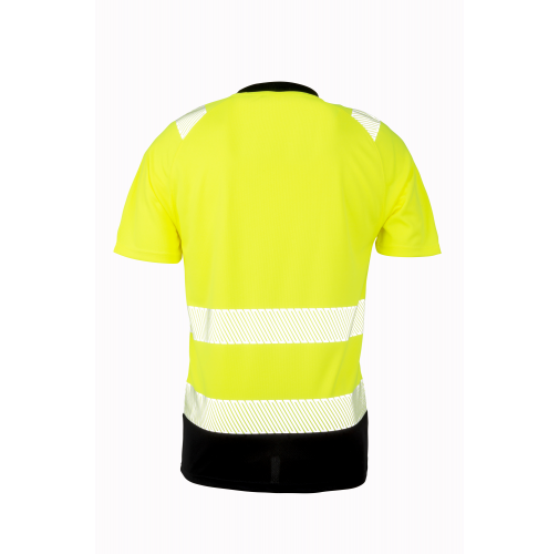 yellow / black Camiseta de seguridad - Material reciclado