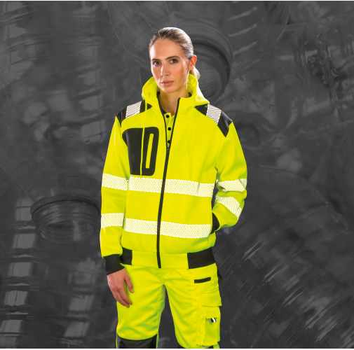 Sudadera capucha de seguridad - Material reciclado
