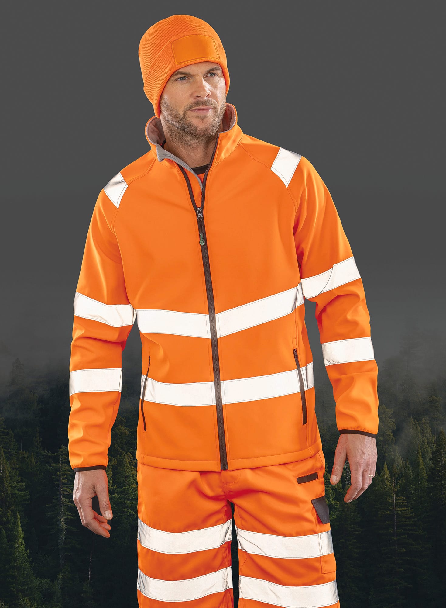 Chaqueta de seguridad softshell reciclada<br/>