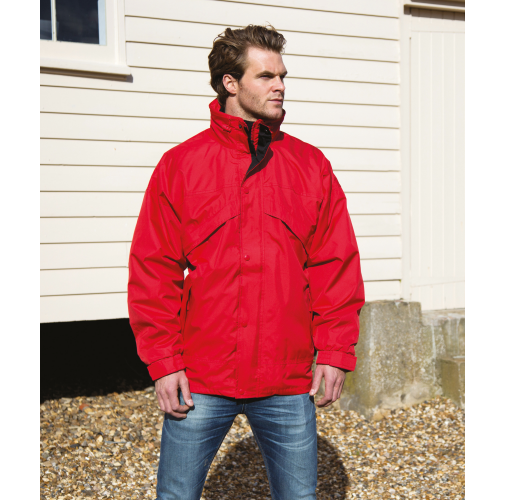 Chaqueta 3 en 1 con cremallera & clip