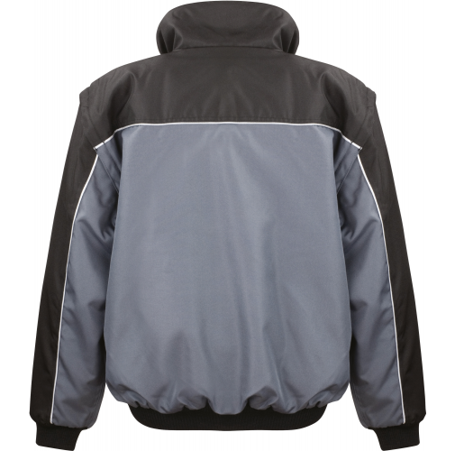 grey / black Cazadora Heavy Duty mangas extraíbles