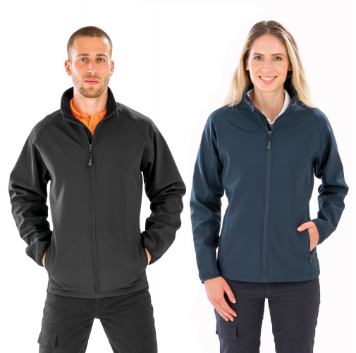 Chaqueta softshell material reciclado mujer