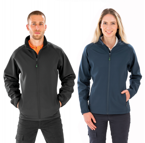 Chaqueta softshell material reciclado mujer