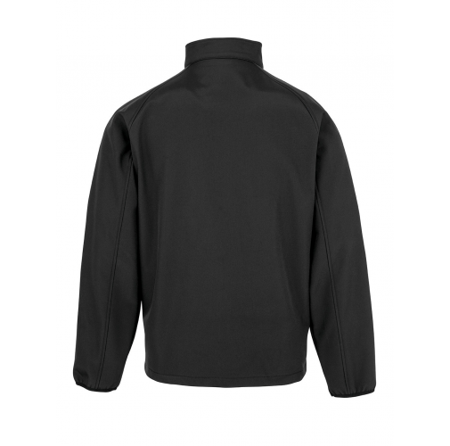 black Chaqueta softshell reciclada de 2 capas infantil<br/>