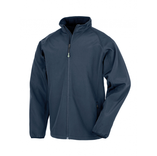 navy Chaqueta softshell reciclada de 2 capas infantil<br/>