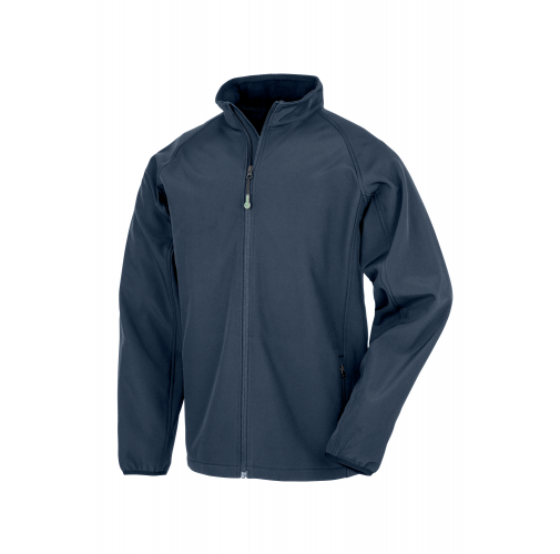 navy Chaqueta softshell material reciclado hombre