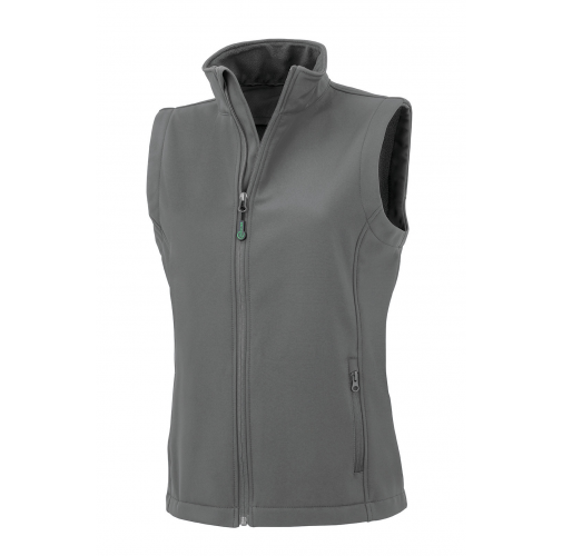 grey Chaleco softshell reciclado mujer