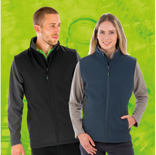Chaleco softshell reciclado hombre<br/>