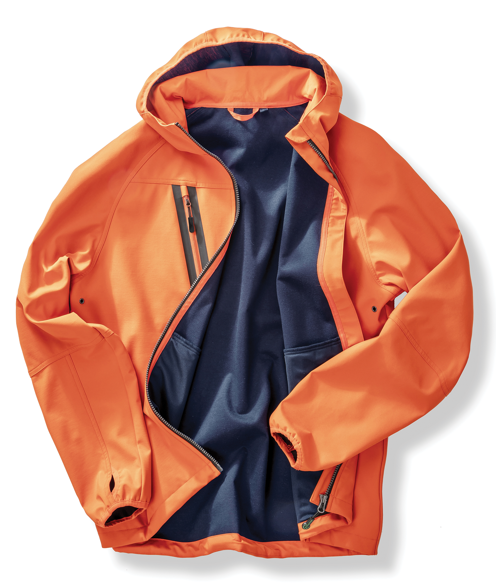 Chaqueta softshell 3 capas reciclada con capucha unisex<br/>