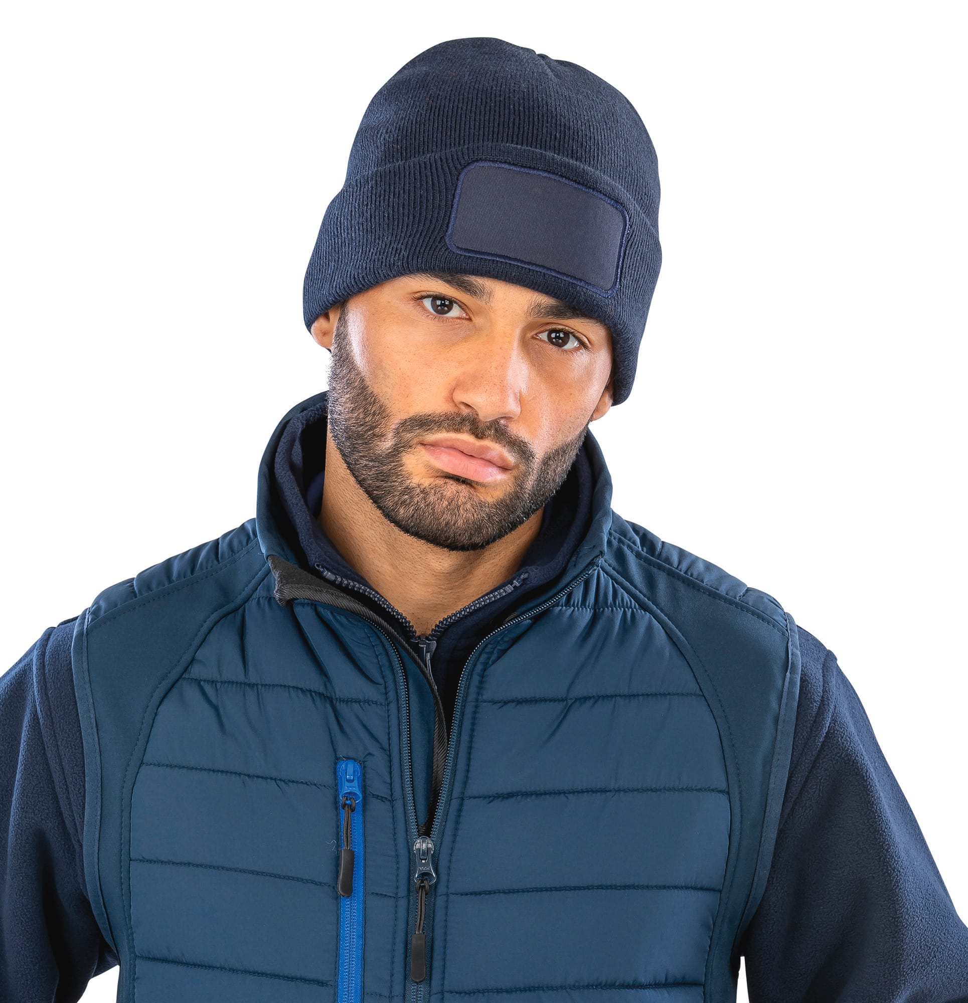 Gorro de doble punto para estampar