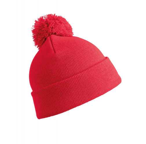 red Gorro pompón