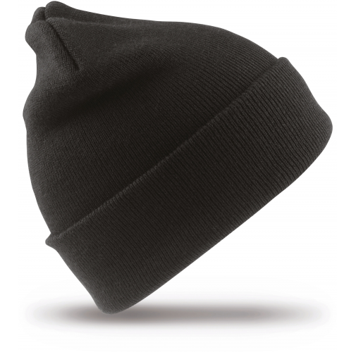 black Gorro Woolly para esquí
