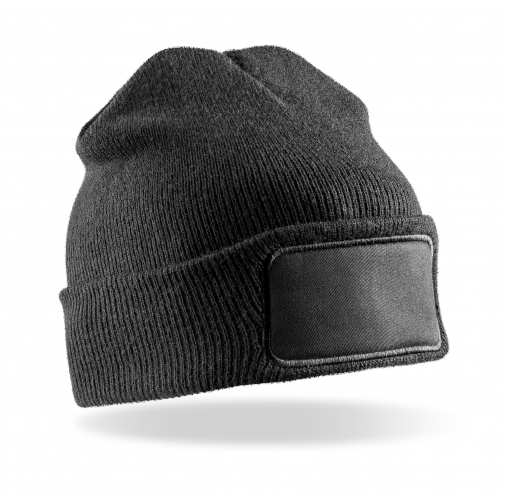 black Gorro de doble punto Thinsulate™ - para estampar