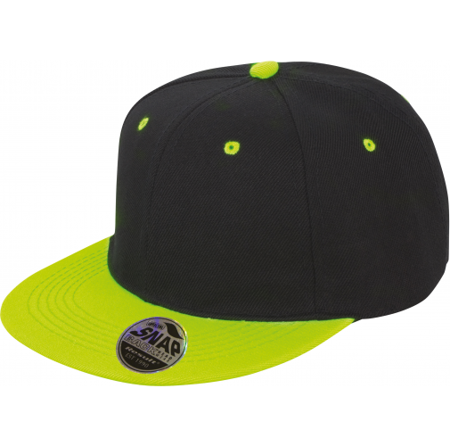 black / lime Gorra bicolor Bronx