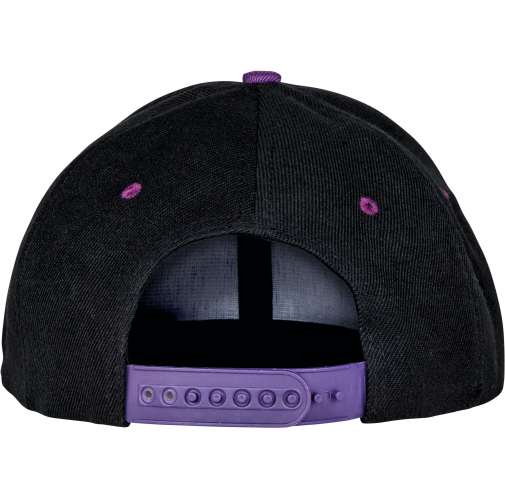black / purple Gorra bicolor Bronx