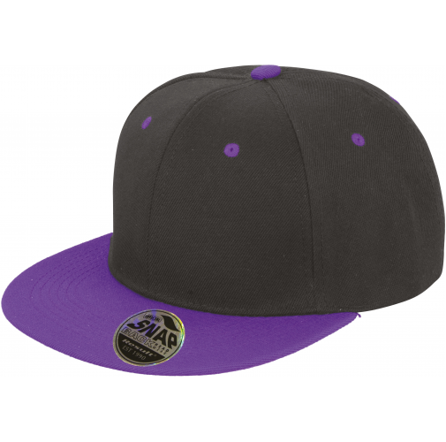 black / purple Gorra bicolor Bronx