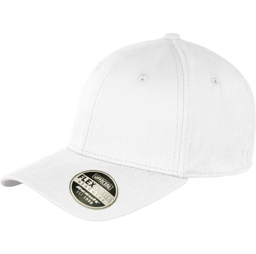 white Gorra Kansas Flex - 6 paneles
