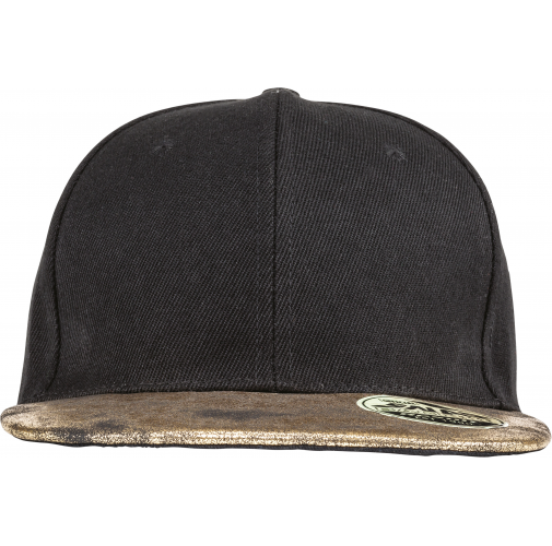 black / gold Gorra Bronx Glitter